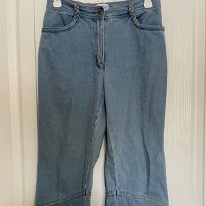 Light blue flare jeans